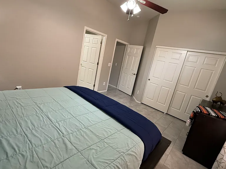 2nd Bedroom with Jack and Jill attached bath and walk-in closet.