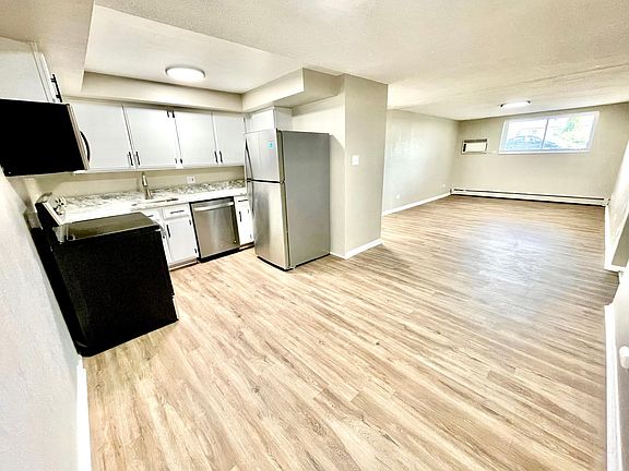 Kitchen and living room