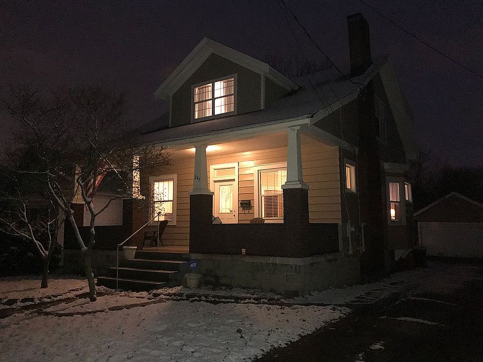Front Elevation at Night