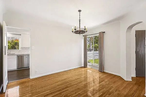 Dining with view to entry courtyard