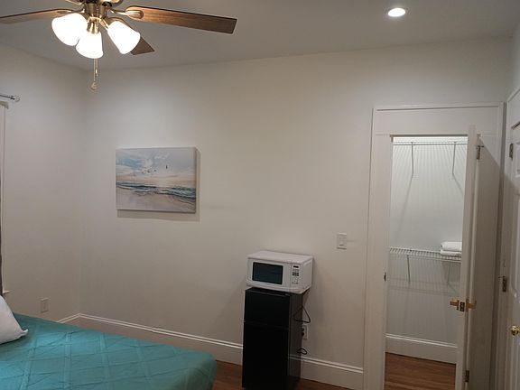 Microwave and mini fridge