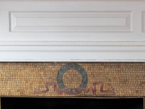 fireplace detail
