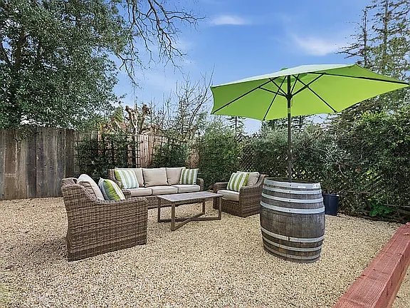 Backyard -seating area