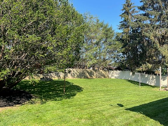 Large back yard