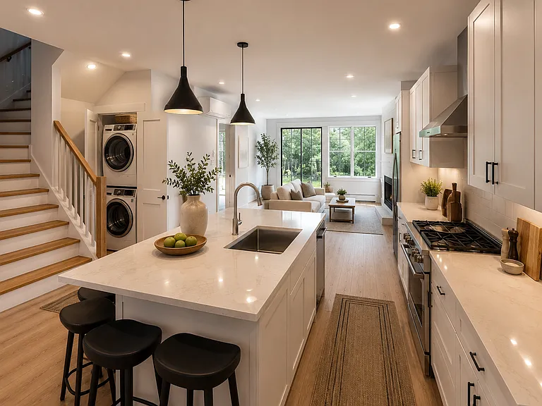 AI rendering: kitchen