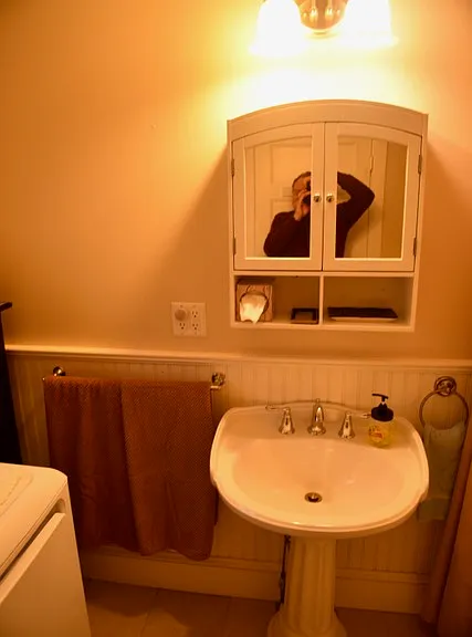 Bathroom on first floor.
