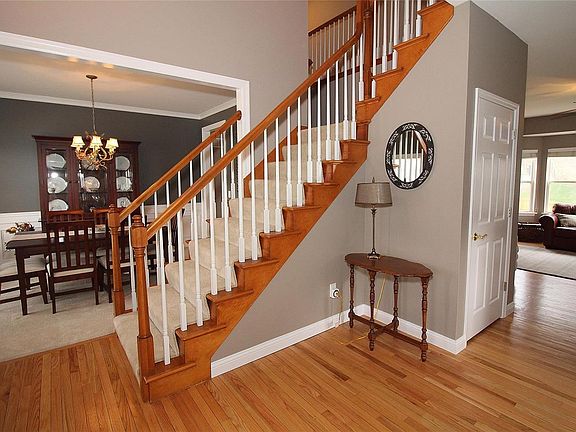 T Stair and gorgeous refinished hardwood floors!