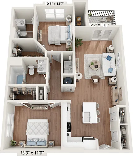 Floor plan B1