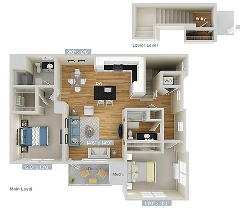 Floor plan B3-1233