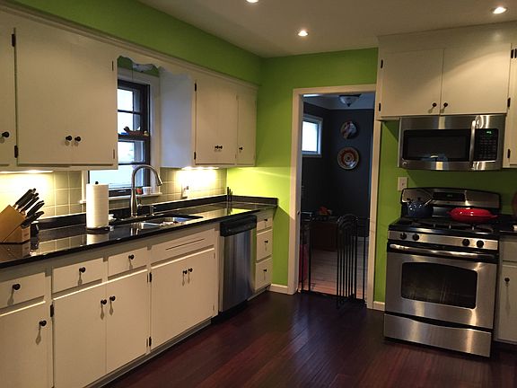 Kitchen with granite