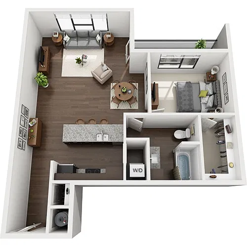 Floor plan 1-E