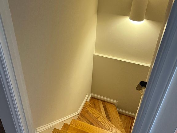 Looking downstairs to lower level.