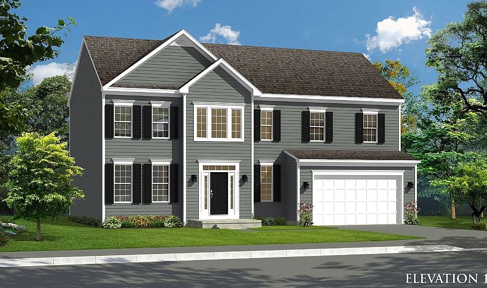 Front Elevation of the Oakdale II Single Family Home by DRB Homes. Stunning Exterior Design and Mode