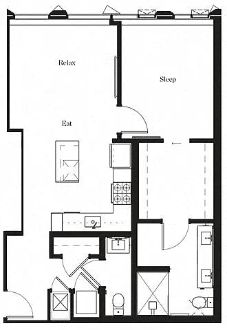 Floor plan 4107-4607