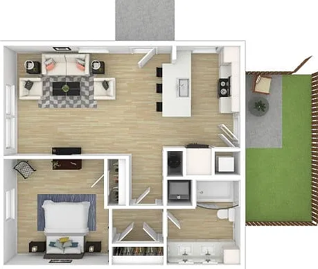 1 BD DUPLEX 1 BD DUPLEX