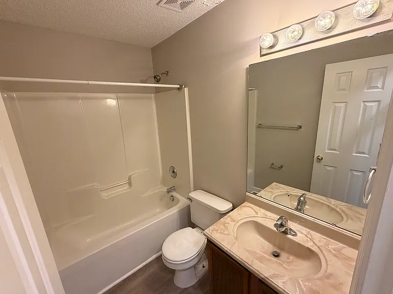 Hallway bathroom