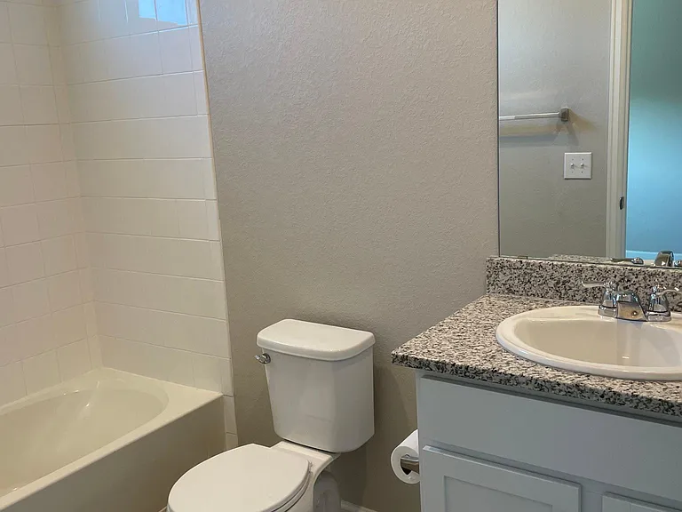 Second bedroom attached bathroom