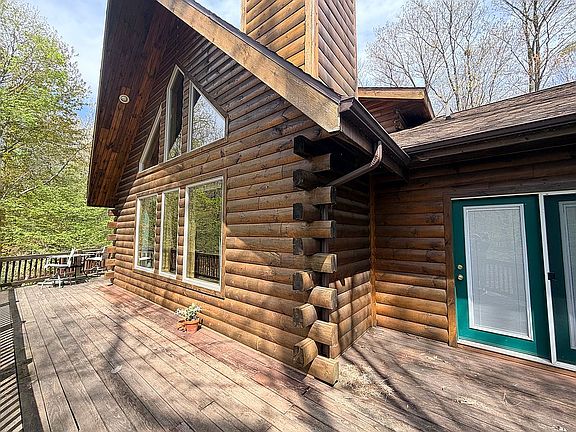 Deck overlooking second lot
