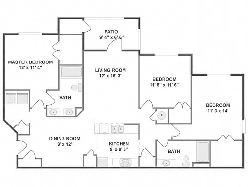 Floor plan C2B
