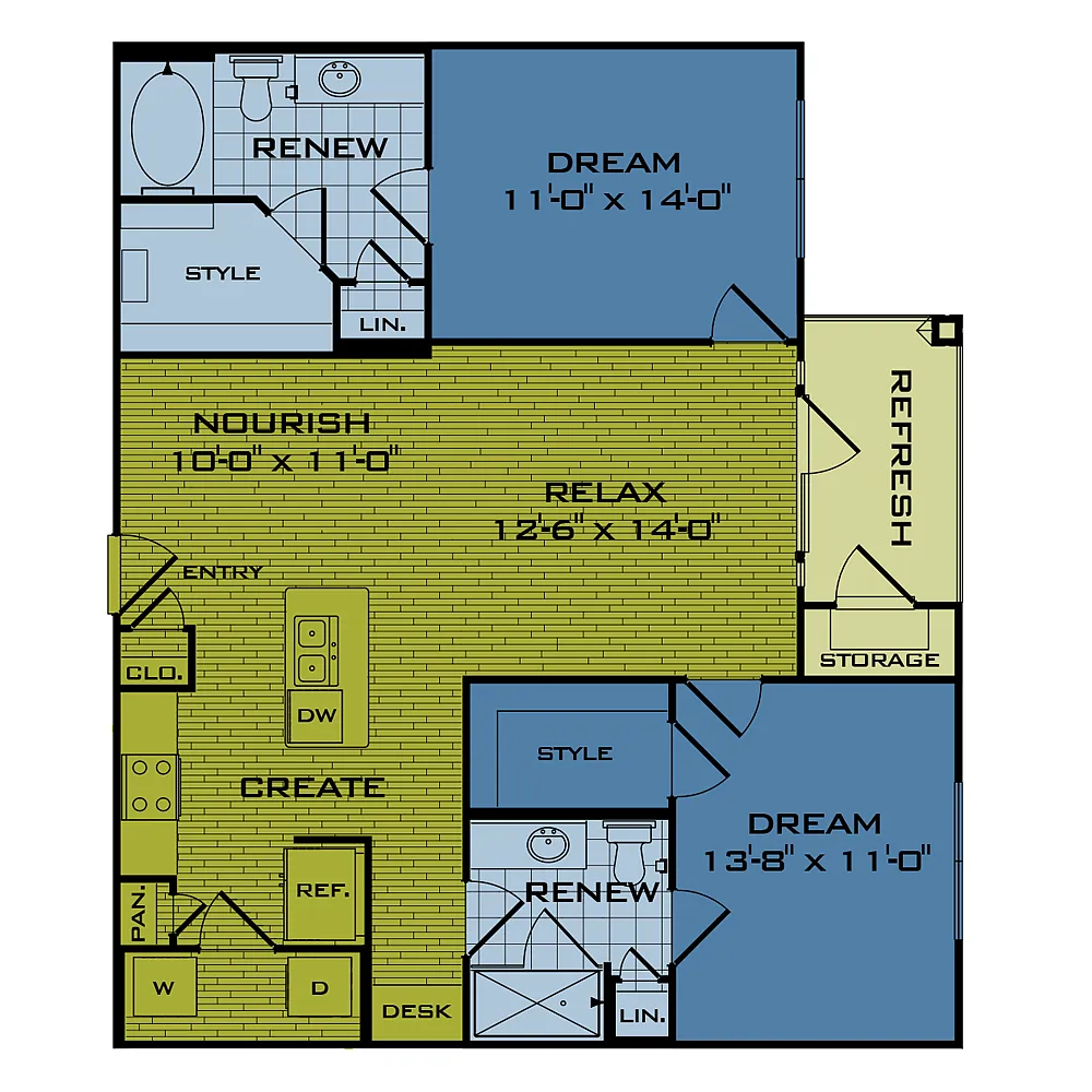 Floor plan B2