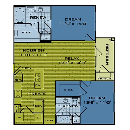 Floor plan B2