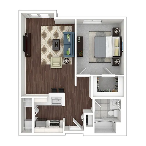 Floor plan 1A-R