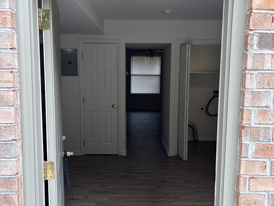 View as you walk in the back door