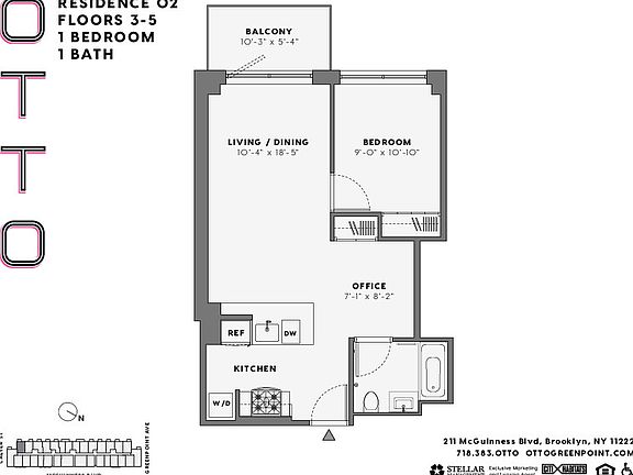 2nd image of 211 McGuinness Blvd APT 402