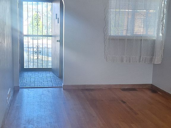 Living room looking at front door