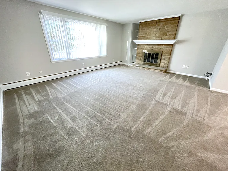 Living Room w. Decorative Fireplace