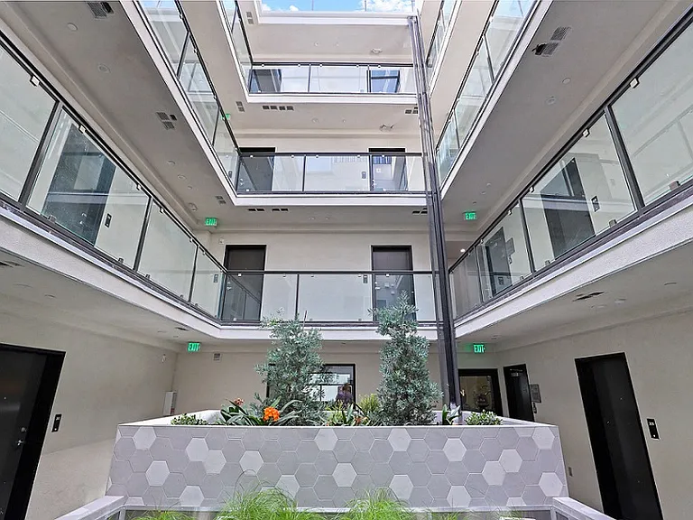 Interior Courtyard of Sunset Rise