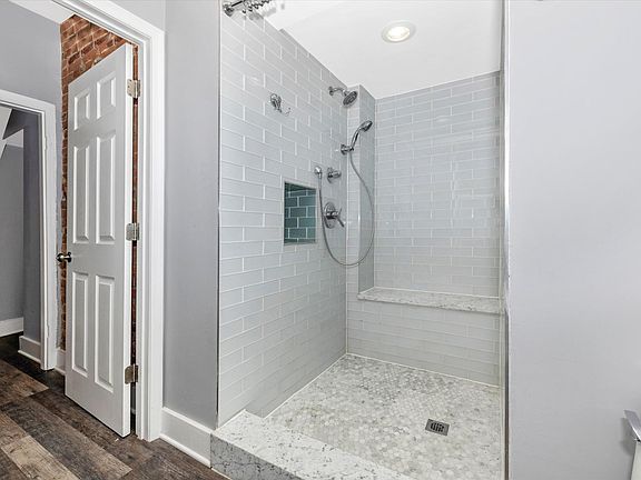Large walk-in shower