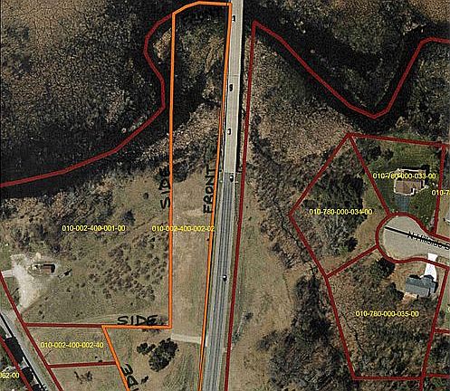 Dog leg lot over 6 acres