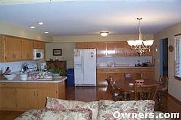 New wood floors in kitchen and foyer