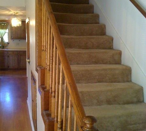 Staircase upon entrance