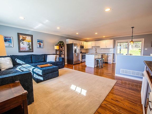 Open concept kitchen