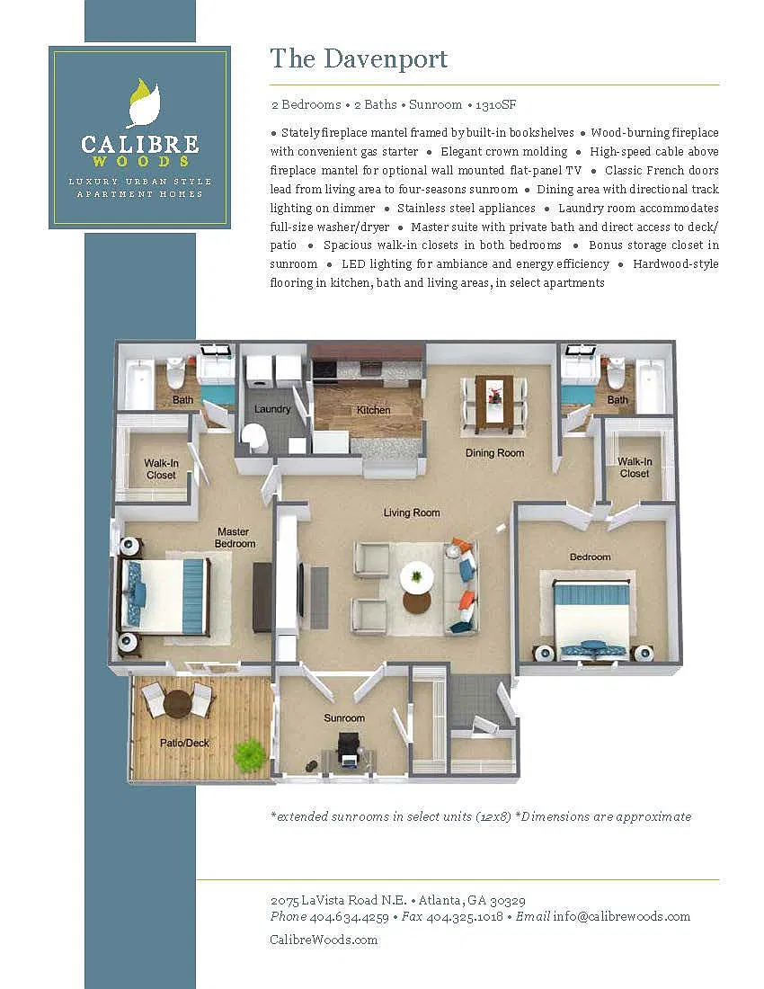 Floor plan Davenport Classic