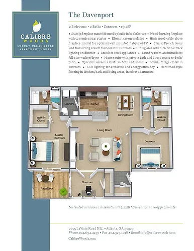 Floor plan Davenport Classic