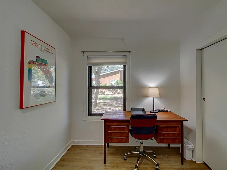 Second Bedroom faces west, under shade trees