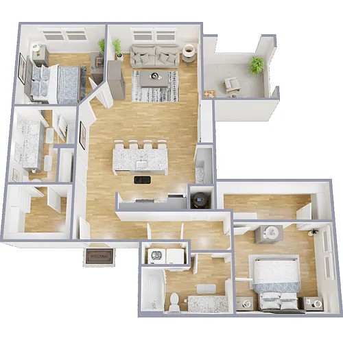 Floor plan B3
