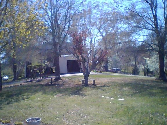 side yard and shed/workshop