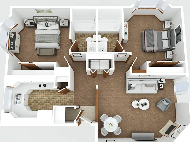 Explore the cozy layout of this inviting apartment, perfect for modern living. Explore the cozy layout of this inviting apartment, perfect for modern living.
