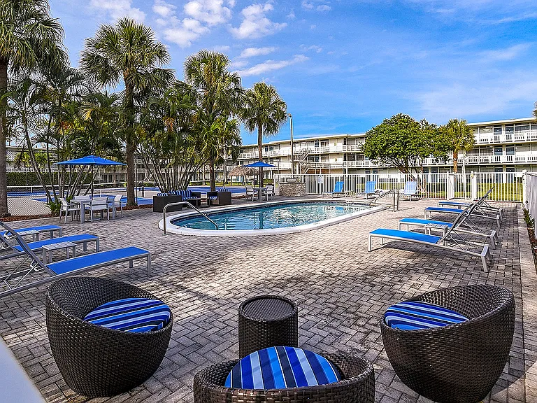 Poolside Lounge Area