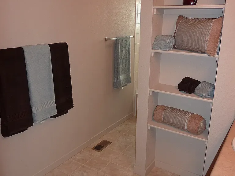 Primary Bedroom Ensuite separation Tub and Toilet to Sink area
