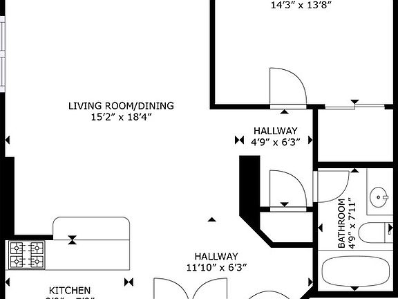 2nd image of 222 W 14th St APT 11F