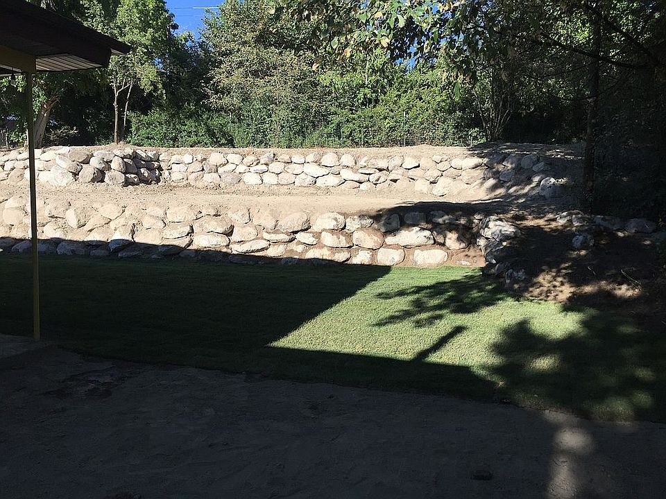 tiered backyard