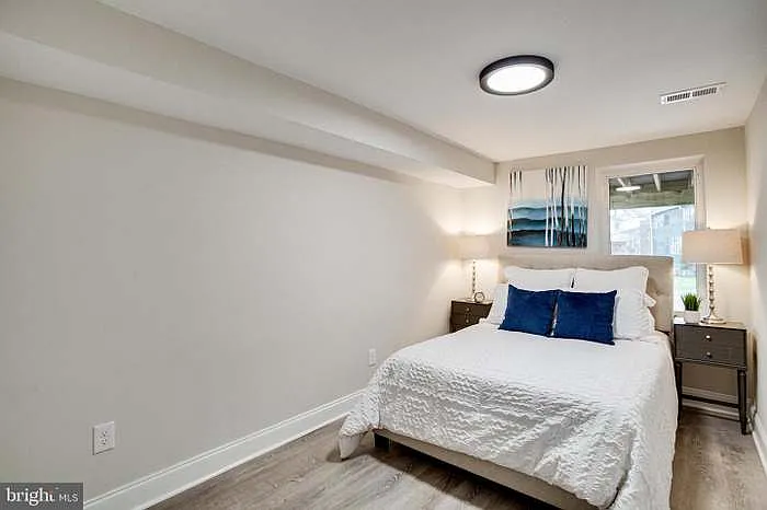 Basement bedroom