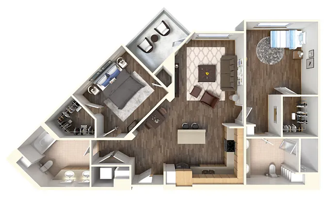 Floor plan B3