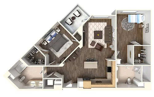 Floor plan B3