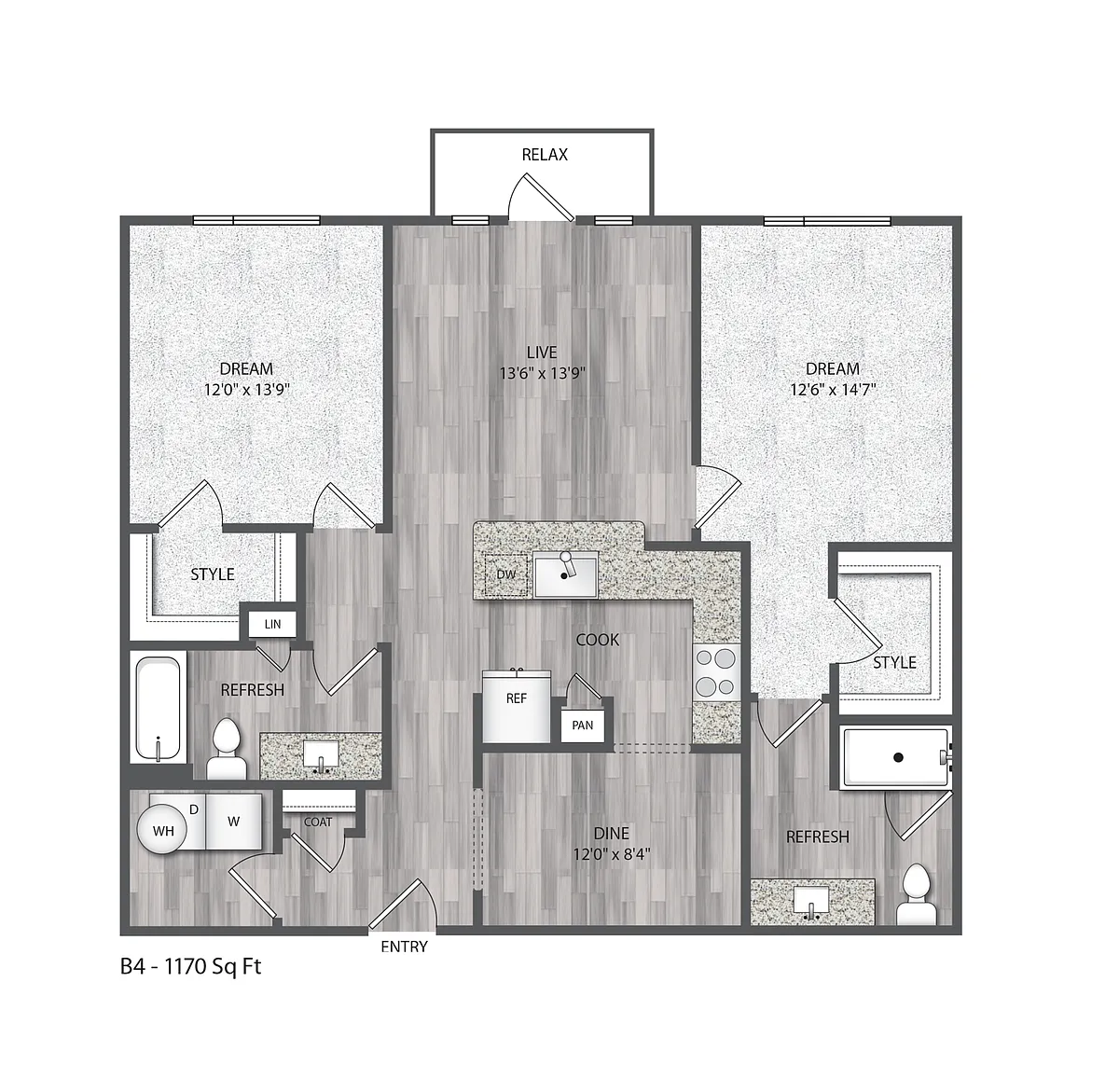 Floor plan B41